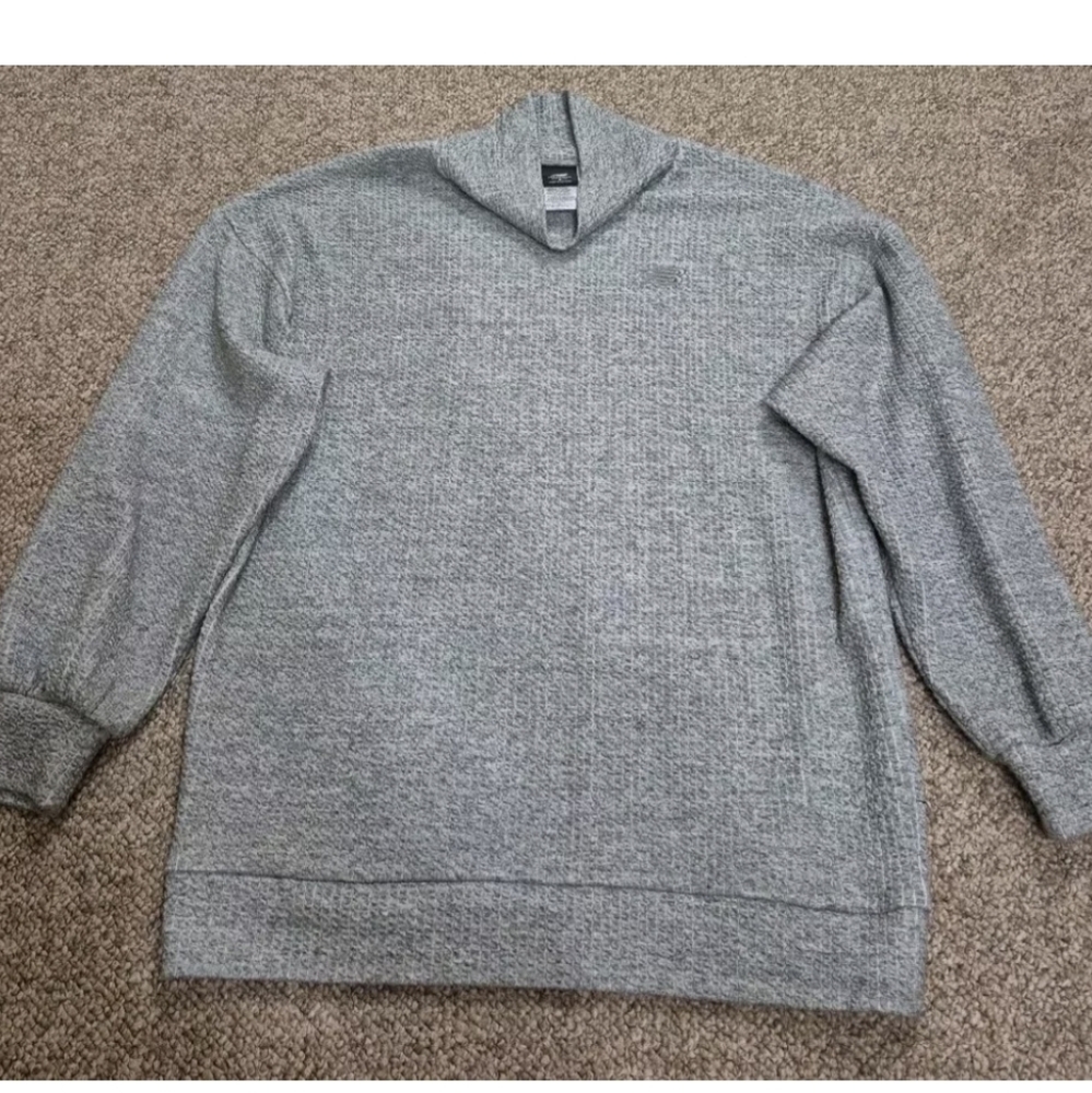 New Balance Womens Mock Neck Pullover Sweater